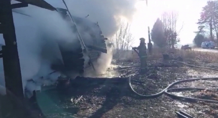 В селе Квашнинском в пожаре погибли двое детей