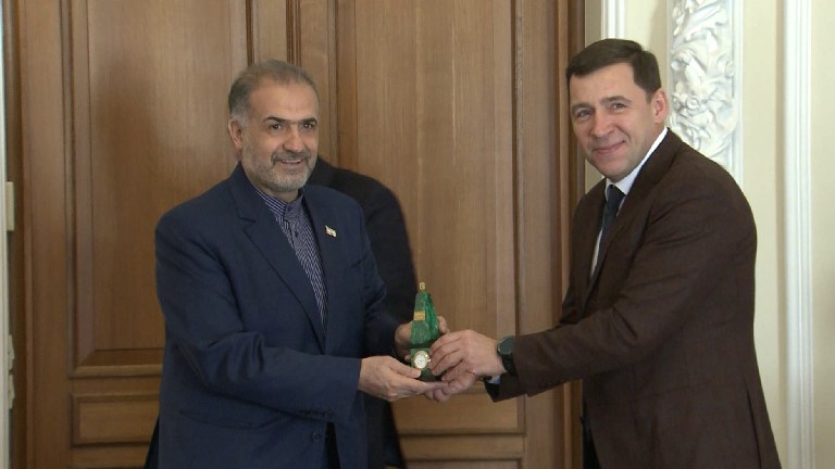 Губернатор Евгений Куйвашев встретился с послом Ирана в России