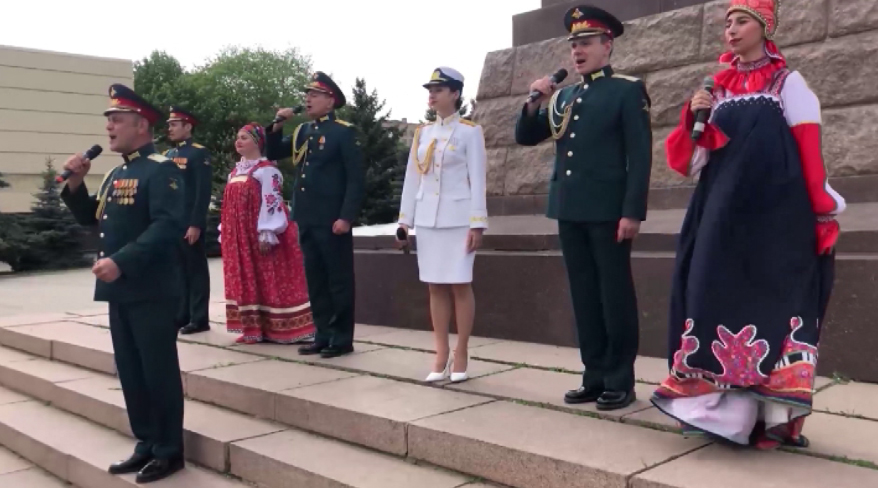 В Луганской Народной Республике прозвучал «День Победы»