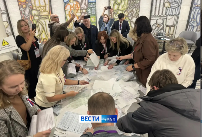 На избирательных участках прошло гашение неиспользованных бюллетеней